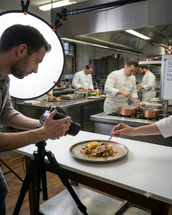 Food-Fotografie Shooting hinter den Kulissen Luxemburg