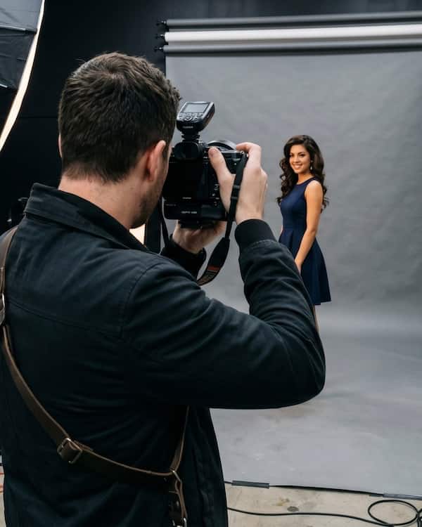 Portrait-Fotografie Shooting hinter den Kulissen Luxemburg